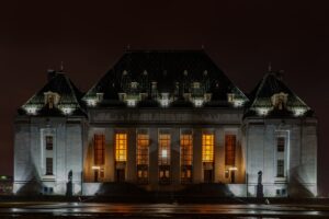 Supreme Court of Canada building representing free legal aid resources in Canada
