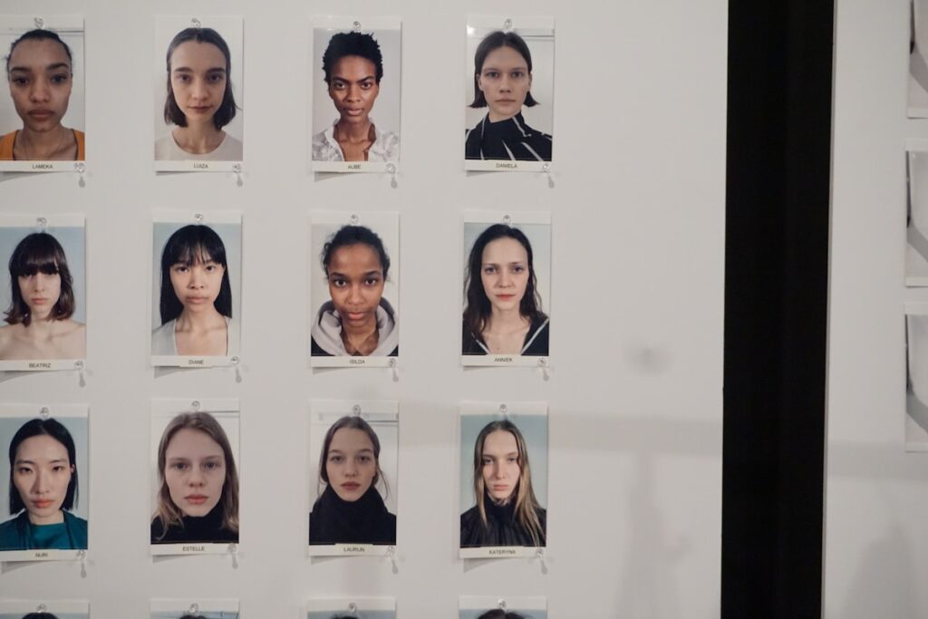 Grid of diverse women faces representing AI-generated deepfake images