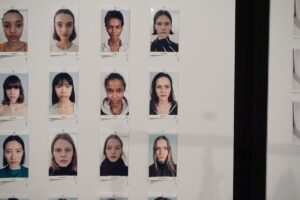 Grid of diverse women faces representing AI-generated deepfake images