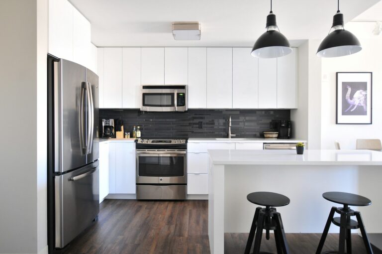 Modern kitchen appliances that may be covered by a home warranty service contract